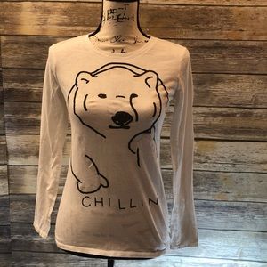 Old Navy “Chillin’” long sleeve graphic tee